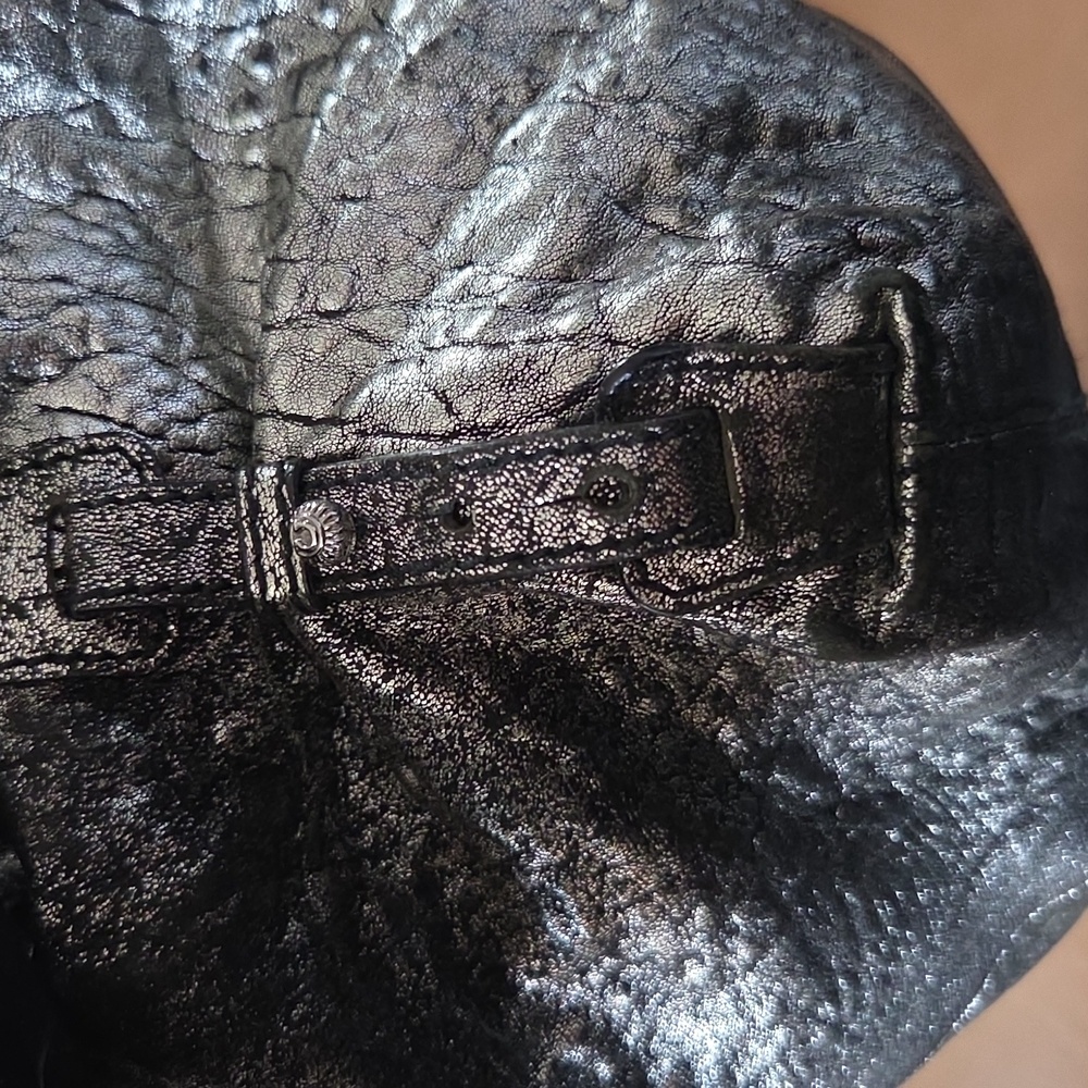 Salvatore Ferragamo AUTH. Gunmetal Bag - Picture 7 of 11
